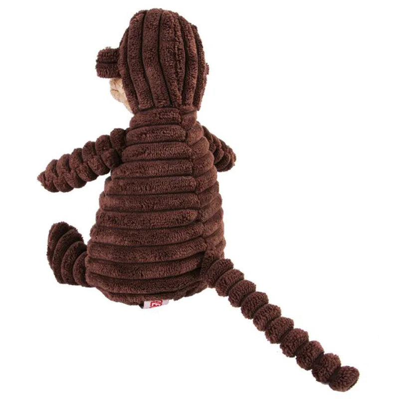 Squeaky Plush Animal Dog Toy