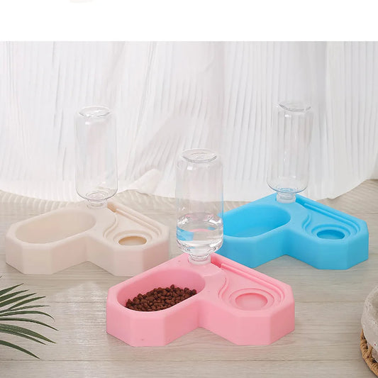 DuoFeast: 2-in-1 Pet Feeder with Automatic Water Dispenser