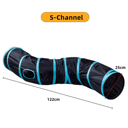 Foldable Cat Tunnel Toy