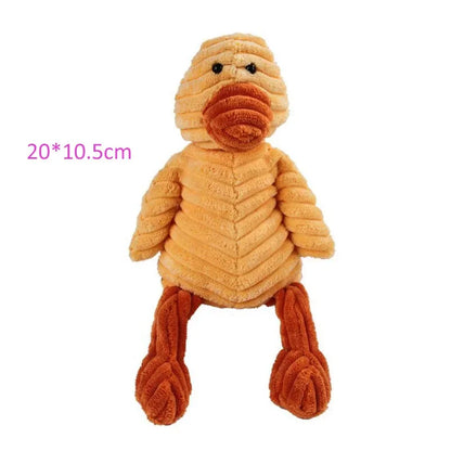 Squeaky Plush Animal Dog Toy