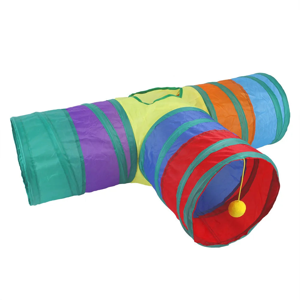 Foldable Cat Tunnel Toy