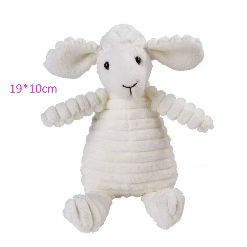 Squeaky Plush Animal Dog Toy