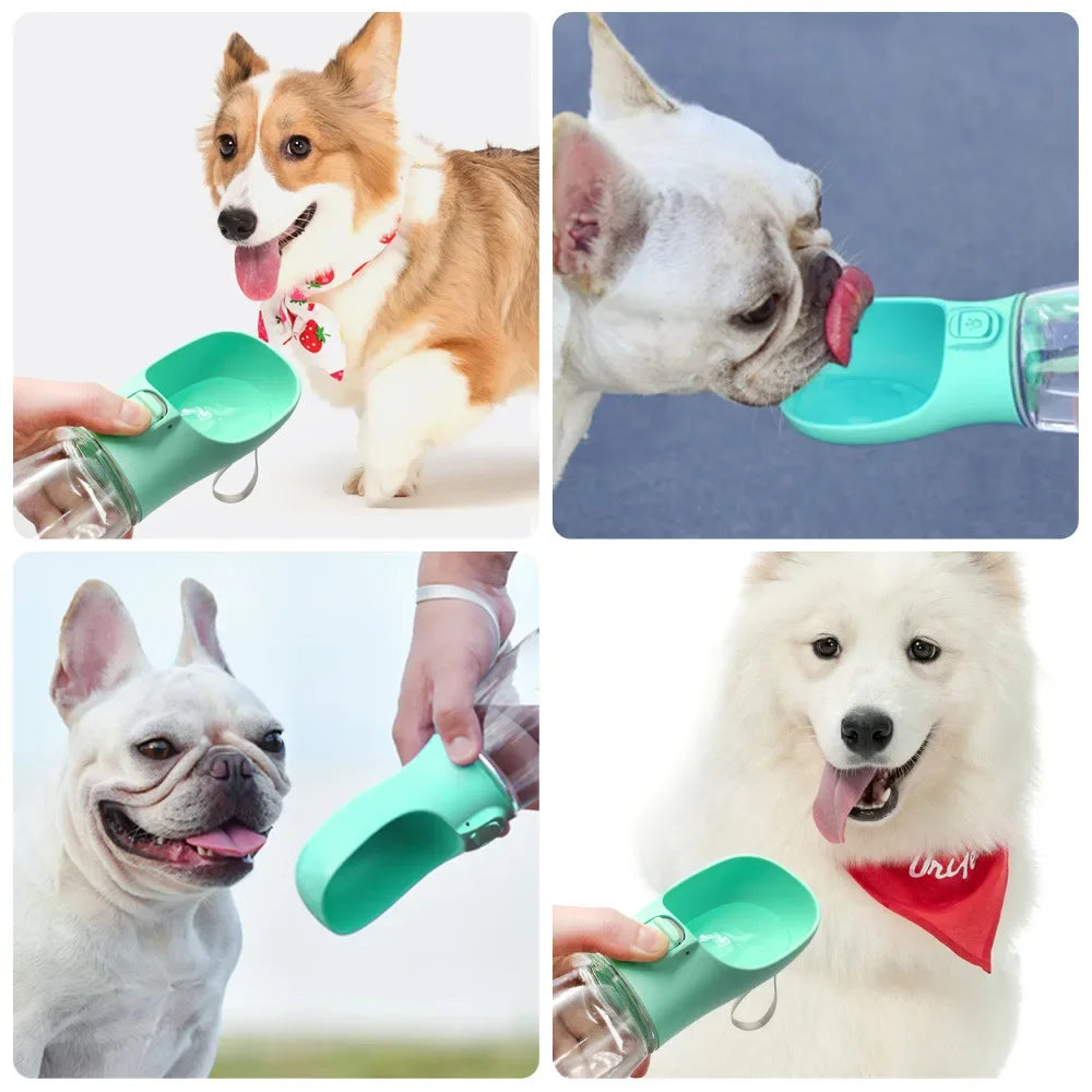 Travel Pet Water Dispenser (With an option for food too)